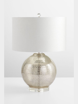 Hammered Reflections Table Lamp