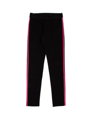 Moncler Enfant Contrast Side Stripe Leggings