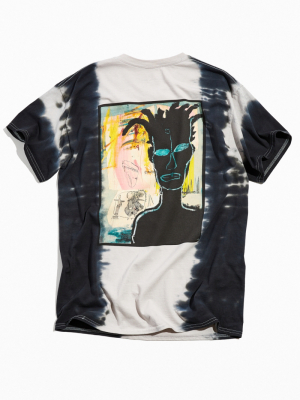 Basquiat Signature Stripe Tie-dye Tee