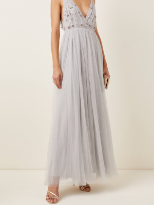 Neve Crystal-embellished Tulle Gown