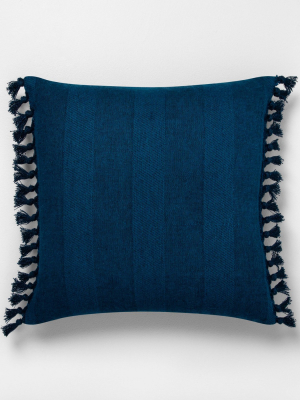 Knotted Fringe Throw Pillow - Hearth & Hand™ With Magnolia