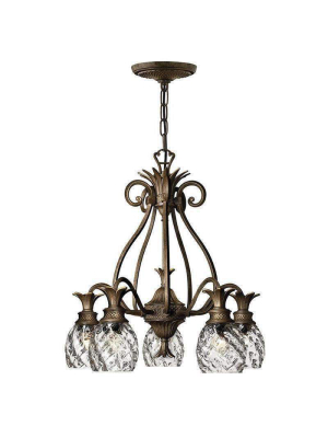 Plantation Chandelier Pearl Bronze