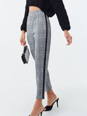 Glen Plaid Ankle Cut Pants