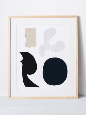 Kate Arends Framed Print - Four Shapes