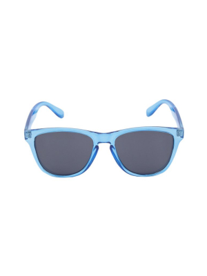 Classic Sunglasses - Transparent Blue/gray