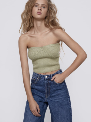 Knit Corset Top