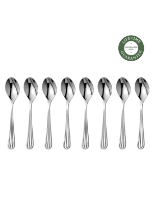 Palm Bright Coffee/espresso Spoon, Set Of 8