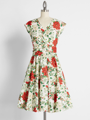 Holiday Garden Party Dress