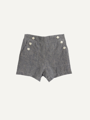 Mabo Slub Weave Sailor Shorts