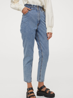 Tapered High Ankle Jeans