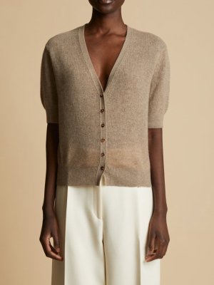 The Dianna Cardigan In Husk