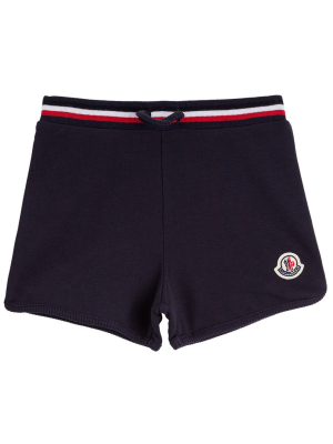 Moncler Enfant Logo Patch Track Shorts