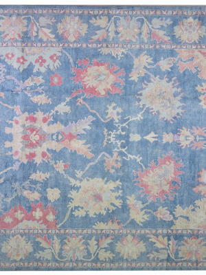 Turkish Oushak Rug 9'9" X 13'4"