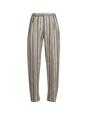 Ermenegildo Zegna Striped Straight Leg Trousers