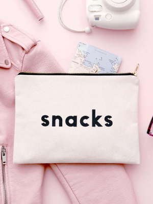 Canvas Pouch . Snacks - Medium