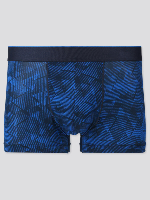 Men Airism Low-rise Printed Boxer Briefs