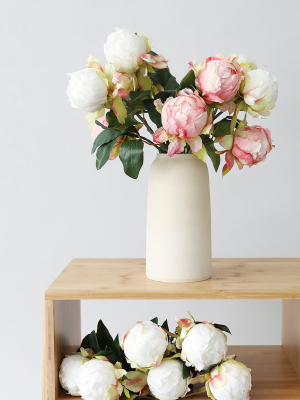 Handmade Ceramic Bouquet Vase By L'impatience - 7.75"