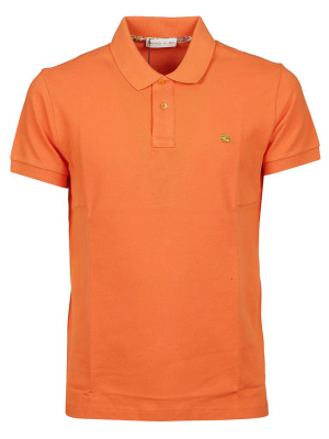 Etro Logo Embroidered Polo Shirt