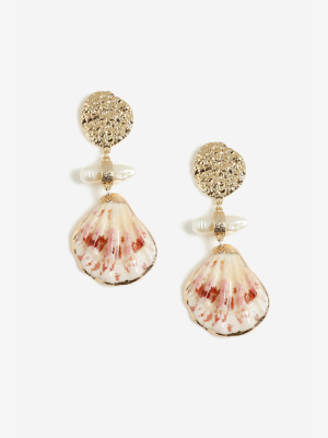 **shell Drop Earrings