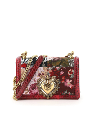 Dolce & Gabbana Devotion Patchwork Shoulder Bag