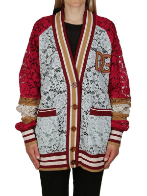 Dolce & Gabbana Lace Bomber Jacket