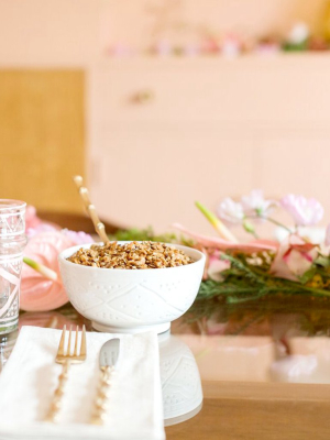 Ceramic Salad Bowl - White