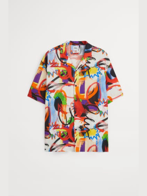 Illustrated Print Shirt