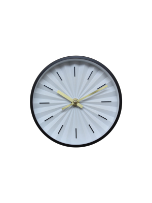 6" Raised Dial Desk/wall Clock Black - Project 62™