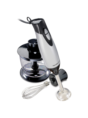 Hamilton Beach 2 Speed Hand Blender With Whisk And Chopping Bowl - 59765