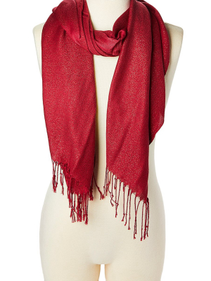 Long Soft Shawl Wrap Pearl Accent Scarf