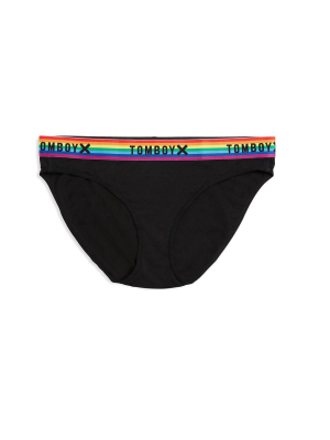 Bikini - Tencel™ Modal Black Rainbow