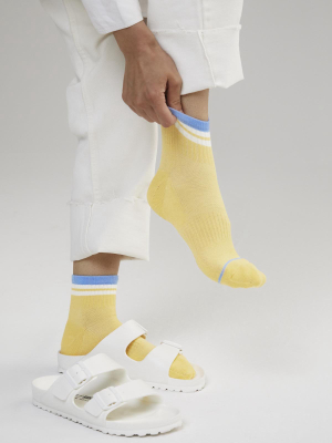 Sunburst Quarter Crew Sock