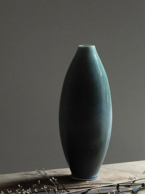 Anna Silverton Green Glazed Porcelain Jar 12