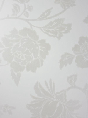 Florissant Wallpaper In Gray Color By Nina Campbell