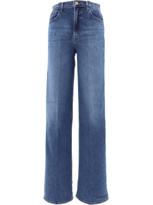 J Brand X Elsa Hosk Monday Wide-leg Jeans