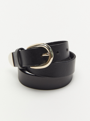 Uo Metal-tipped Leather Belt