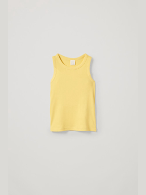 Organic Cotton Ribbed Vest