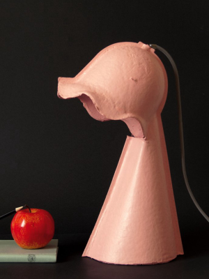 Egg Of Columbus Table Carton Lamp In Pink