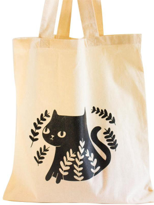 Black Cat Tote Bag