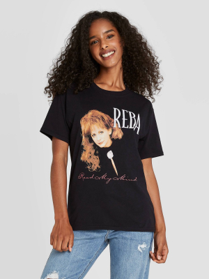 Women's Reba Short Sleeve Graphic T-shirt - Black