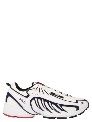 Msgm X Fila Logo Low-top Sneakers