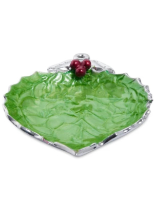 Julia Knight Holly Sprig 7" Ornament Bowl In Mojito