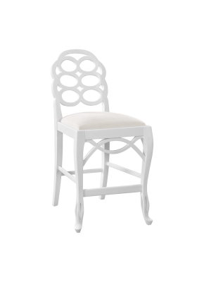 Loop Counter Stool, White