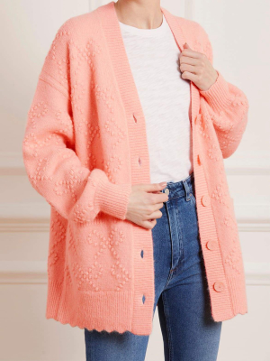 Bow Stitch Longline Cardigan