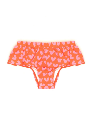 Stella Mccartney Kids Hearts Print Swim Bottoms