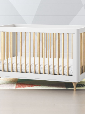Babyletto Lolly White & Natural 3 In 1 Convertible Crib