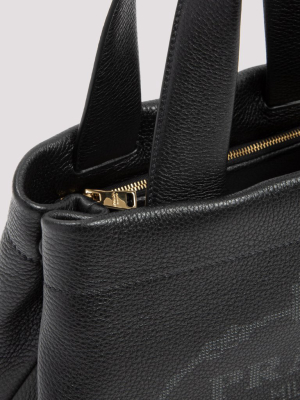 Prada Perforated Logo Tote Bag