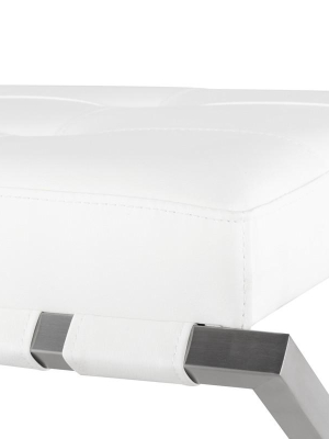 Nuevo Auguste Occasional Bench - White