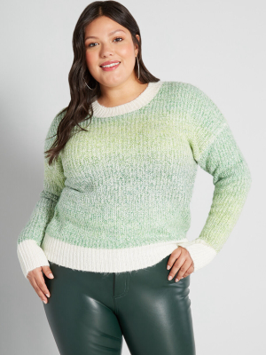 Foreseen In Wintergreen Pullover Sweater