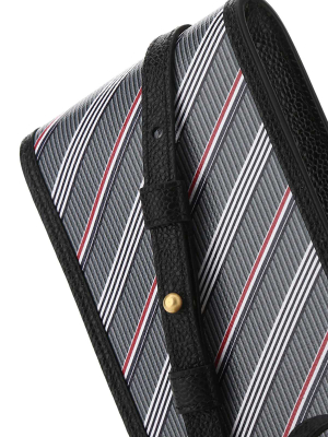 Thom Browne Meduim Monogram Neck Strapped Phone Holder